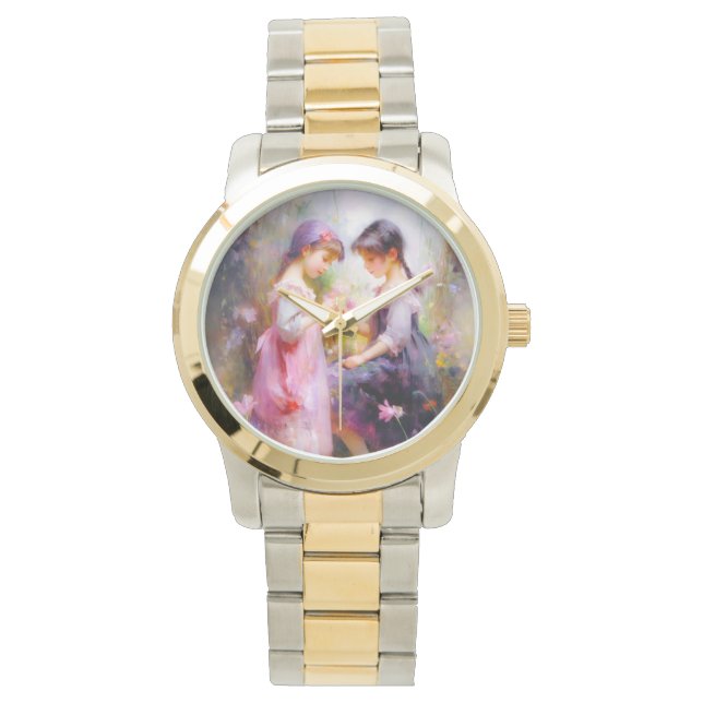 Relógio Amigos e Flores (Frente)