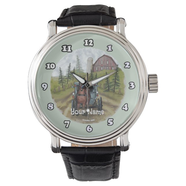 Relógio Amish Buggy Town Day Watch (Frente)