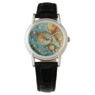 Relógio Ammonite Gem Fossil Watch