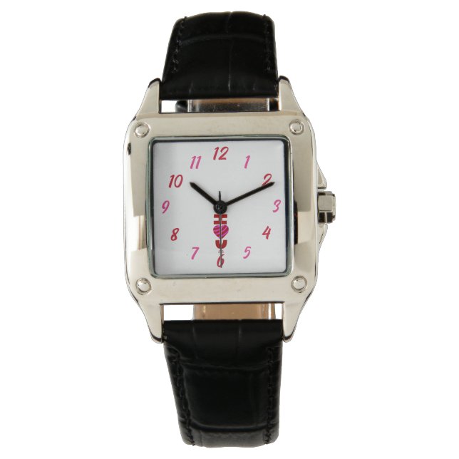 Relógio Amo-te, "Women's Square Watch" (Frente)