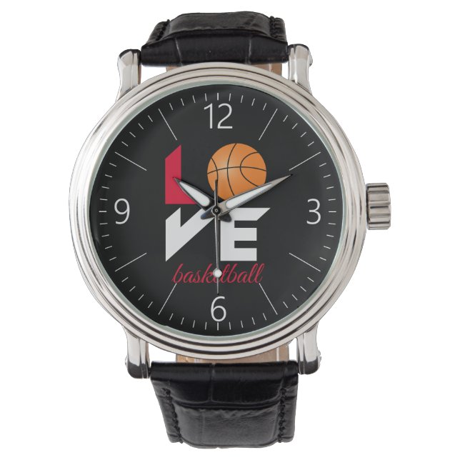 Relógio Amor, basquete (Frente)