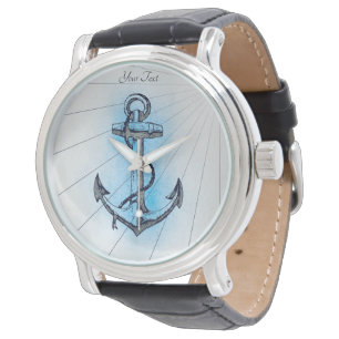 Relógio Âncora de Navios Náuticos Vintage