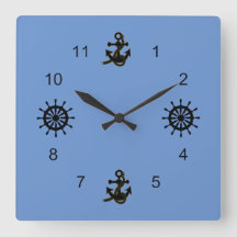 Relógio - Âncoras e Mãos