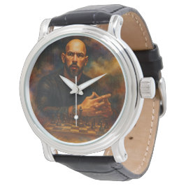 Relógio Andrew Tate Leather Watch