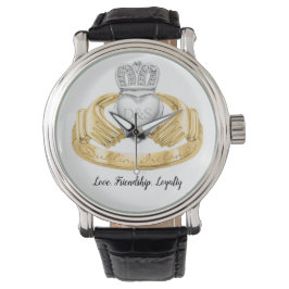 Relógio Anel de Amor Irlandês Claddagh