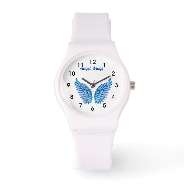 Relógio Angel Wings Blue Watch (Frente)