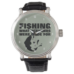 Relógio Angleses Pescando Parecia Engraçado Slogan