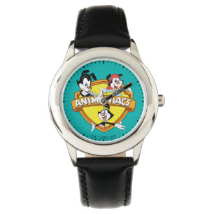 Relógio Animaniacs Warner Brothers & Sister WB Shield