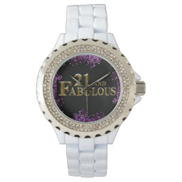 Relógio Aniversário de 21 anos