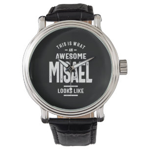Relógio Aniversário do Nome Personalizado Misael