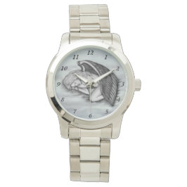 Relógio Anjo dormindo nas nuvens do céu