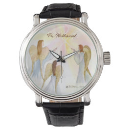 Relógio Anjos Religiosos Personalizados