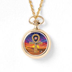 Relógio Ankh Necklace Watch