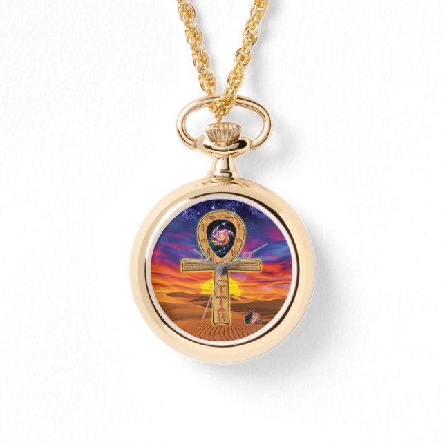 Relógio Ankh Necklace Watch (Frente)