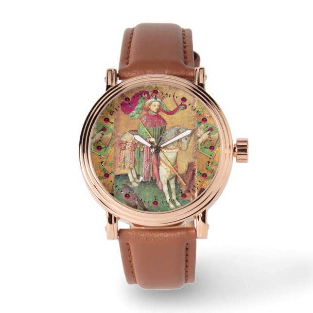 Relógio Anticos Tarots/Cartões de Tribunal Alemão/Rei dos  (Frente)