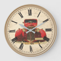 relógio antigo do carro personalizado