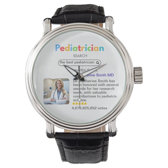 Relógio Antistress pediatrician result Google search votes (Frente)