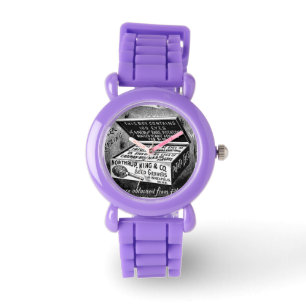 Relógio Anúncio estranho de batata de vindima