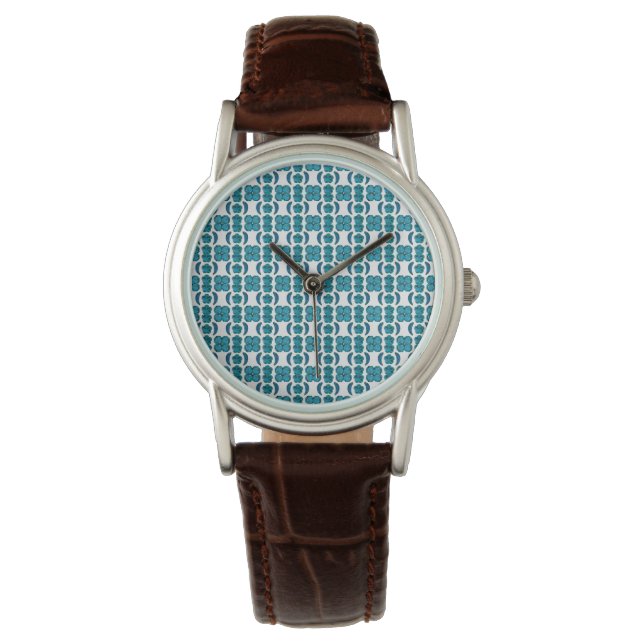 Relógio Aquamarine Motif (Frente)