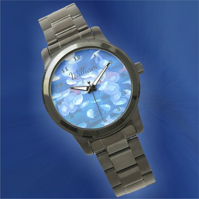 Relógio Aquarium Jellyfish 0925 (Criador carregado)