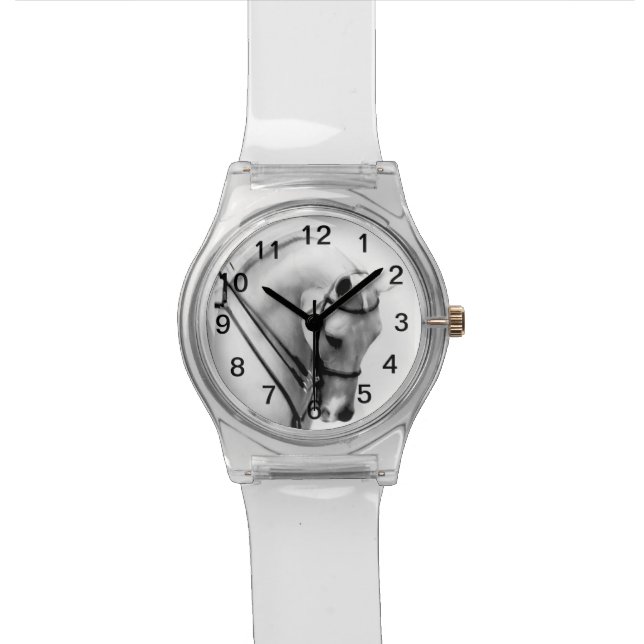 Relógio árabe majestoso do cavalo (Detalhe)