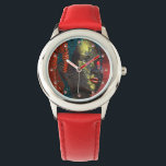 Relógio ARES CYBORG PORTRAIT Red Science Fiction Sci-Fi<br><div class="desc">Caractere do nosso Filme 3D Hyperion World. ARES:Cyborg da Hyperion,  um quadro de animação. Baldesign3d (c)</div>