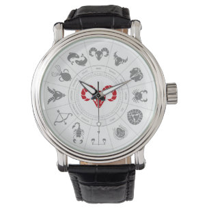 Relógio Aries Zodiac Birthday Gpresente