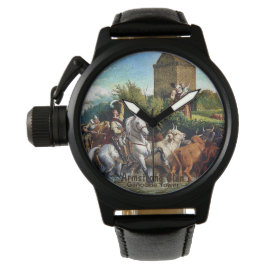 Relógio Armstrong Scottish Clan Castle Painting Watch