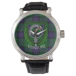 Relógio Armstrong Scottish Clan Tartan & Crest