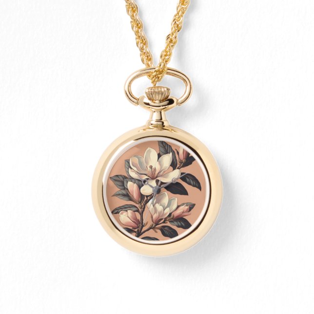 Relógio Art Deco Magnolia eWatch (Frente)