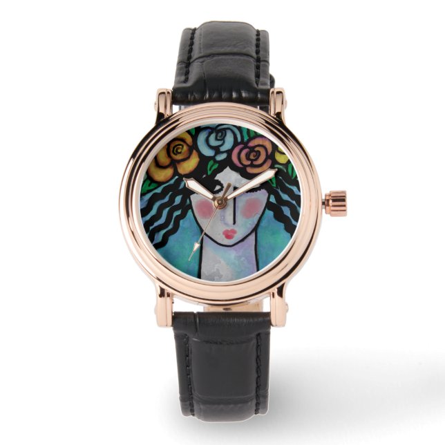 Relógio Arte Abstrato original (Frente)