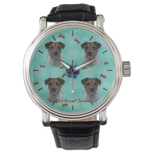 Relógio Arte de Jack Russell Terrier