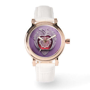 Relógio Arte de Lace AI da Silver Apple