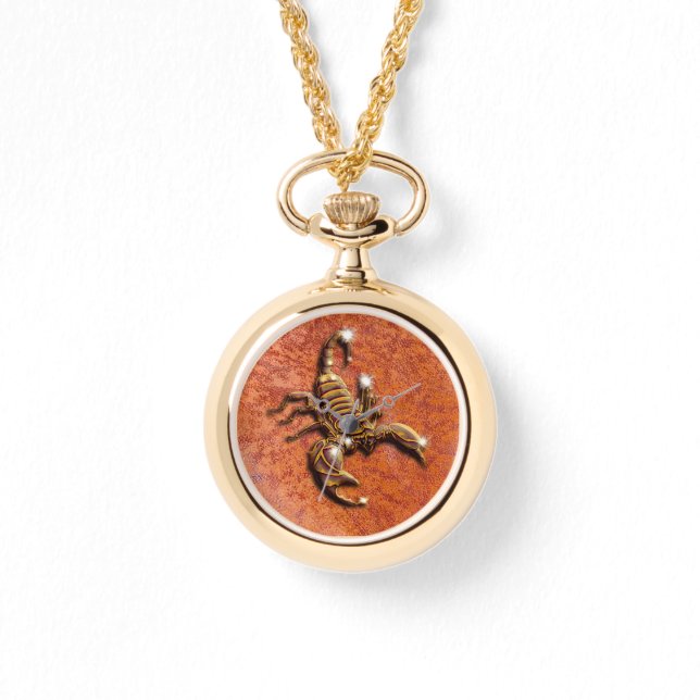 Relógio Arte Venenosa Escorpião para Escorpião (Frente)