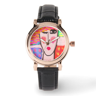 Relógio Arte Wearable Abstrato original