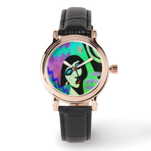 Relógio Arte Wearable Abstrato original