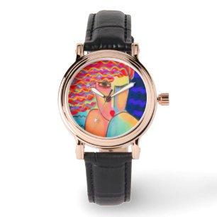 Relógio Arte Wearable Abstrato original