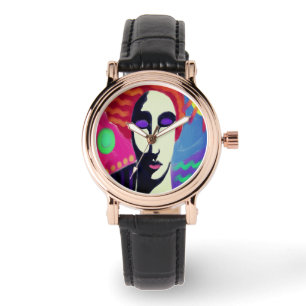 Relógio Arte Wearable Abstrato original