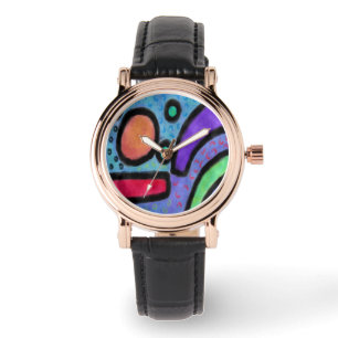 Relógio Artewear Abstrata Colorida