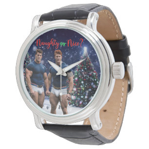 Relógio Árvores de Natal brilhantes do SlipperyJoe dois mu