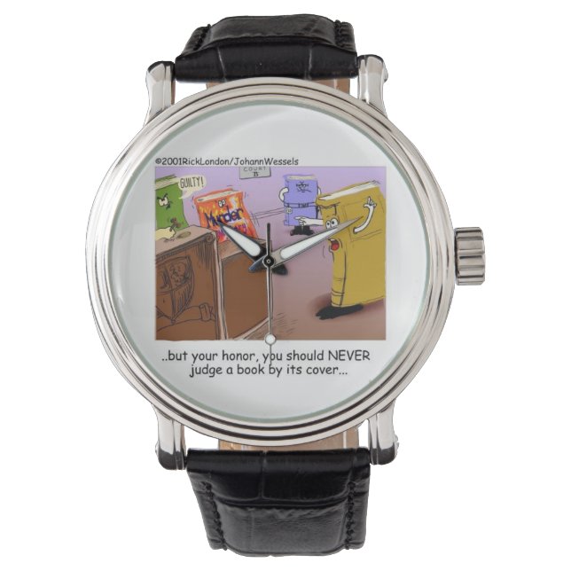 Relógio Assassinato Mistério Funny Unisex Watch (Frente)