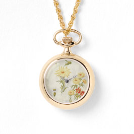 Relógio Assista À DESIGN DE ESTILO DA MULHER NECKLACE