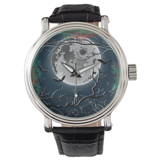 Relógio Assista ao Feliz Dia das Bruxas (Frente)