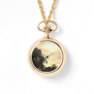 Relógio Assista O ESTILO ECO LEGAL DA MULHER NECKLACE