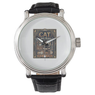 Relógio Assistente Pessoal Gato Dono Engraçado Humor Gato