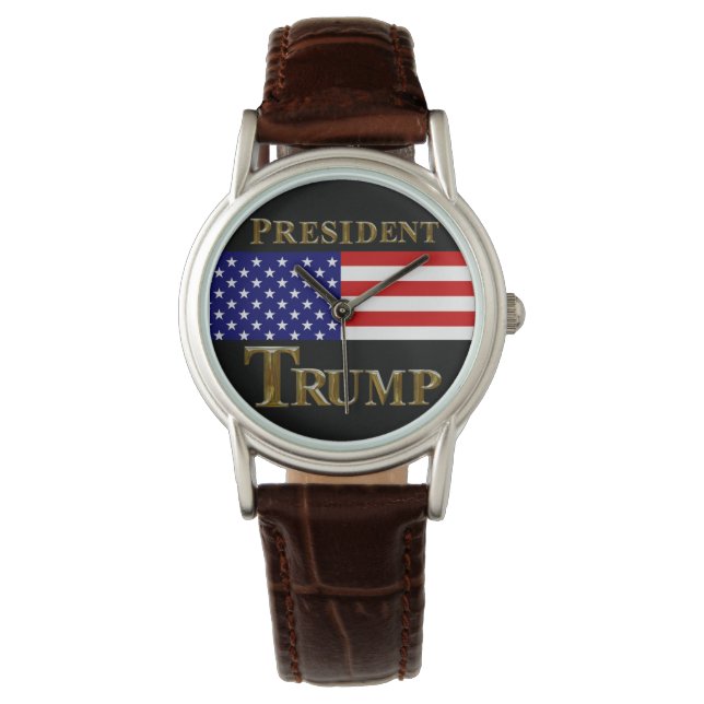 RELÓGIO ASSISTIR PRESIDENTE TRUMP (Frente)