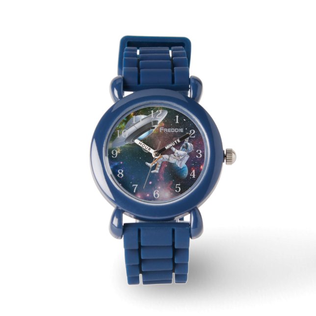 Relógio Astronauta Personalizado e Saucer Voador (Frente)