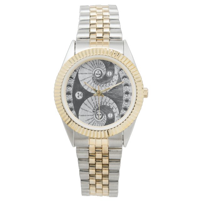 Relógio Astronomia Vintage Kircher Lunation (Frente)