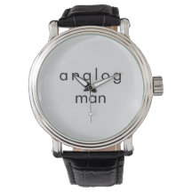 Relógio Audiophile Analog Man