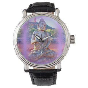 Relógio aura buddha da lavanda